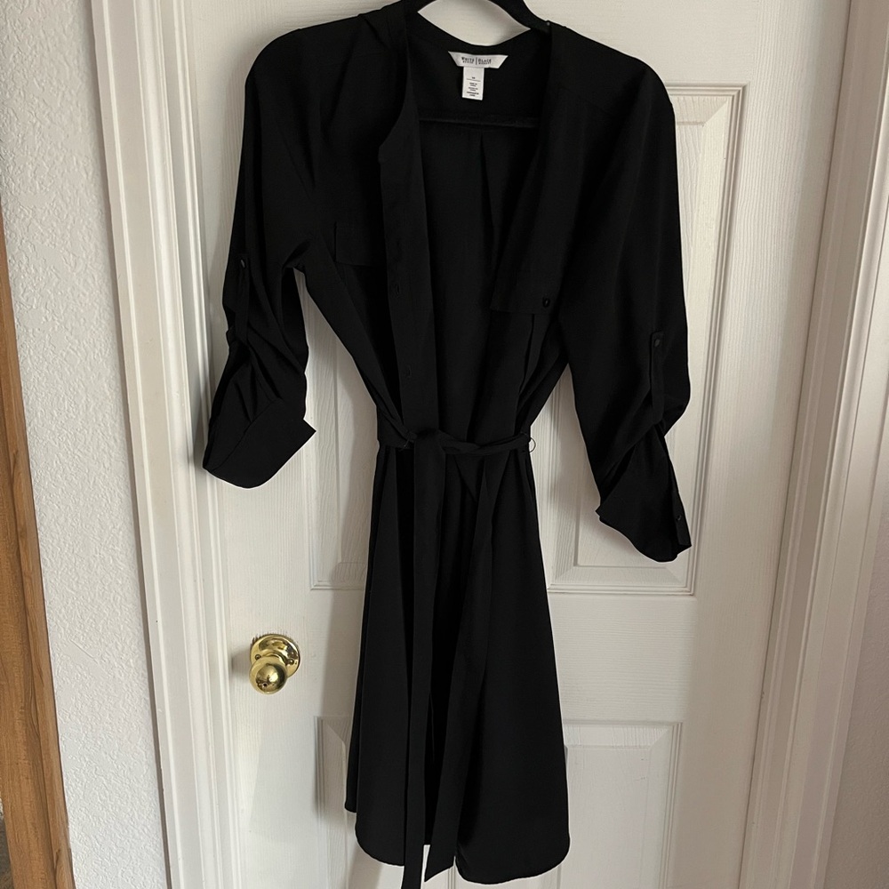 White House Black Market Elegant Black Dress